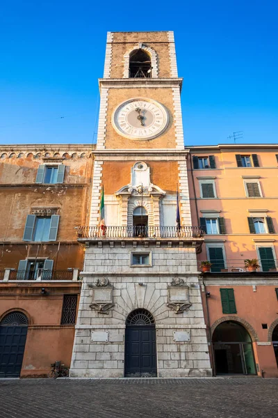 Clock tower at Ancony Italy — Stock Photo, Image