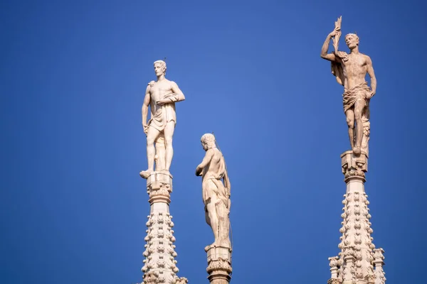 Estatua en la Catedral de Milán Italia —  Fotos de Stock