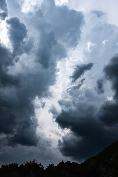 Mau tempo nuvens tempestade — Fotografia de Stock