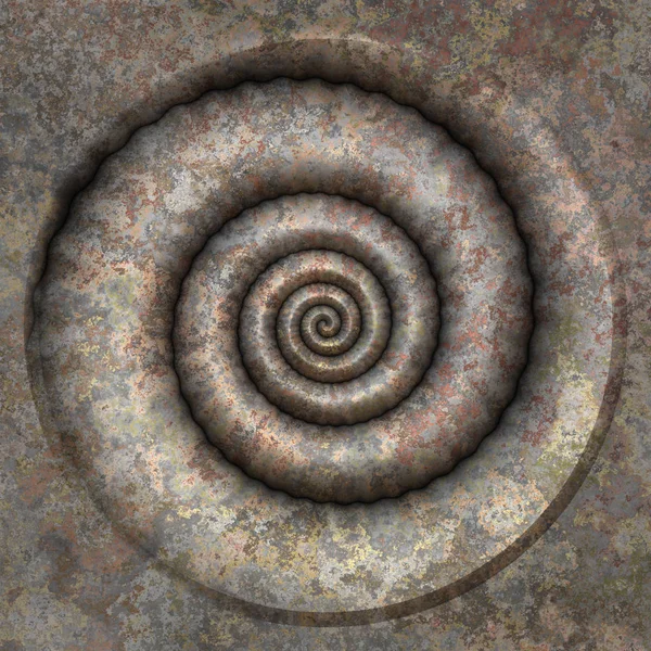 Petrification spiral — Stock Photo, Image