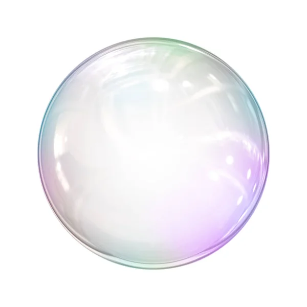 Soap bubble background illustration — Stock Photo, Image