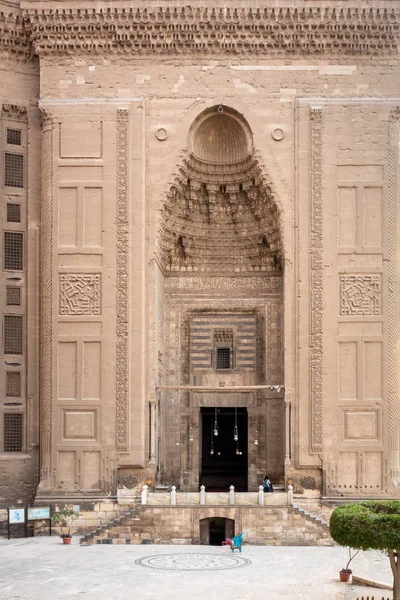 Dva mešity Al-Rifaj a sultán Hassan v Káhiře v Egyptě — Stock fotografie