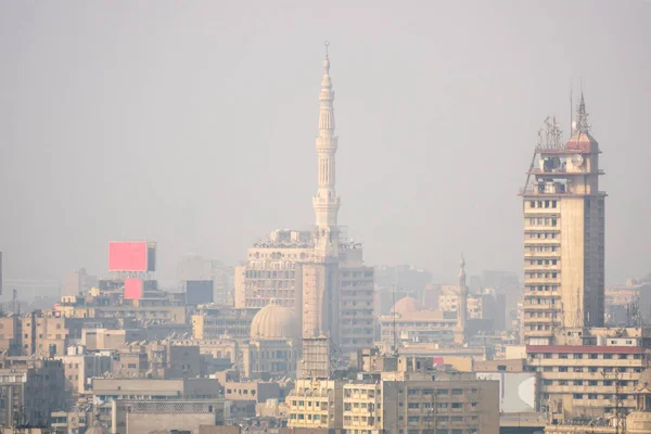 Mecset minaret Kairóban Egyiptomban — Stock Fotó