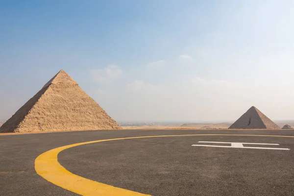 Piramidi a Giza Cairo Egitto — Foto Stock
