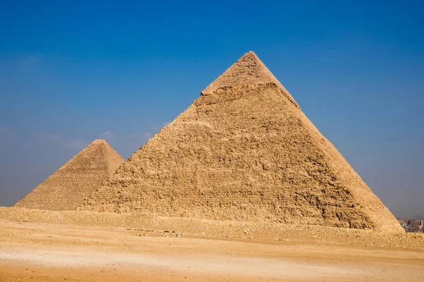 Giza Kahire Mısır Piramitler — Stok fotoğraf