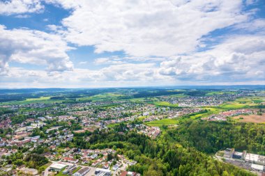 Rottweil Almanya'da panoramik görünüm