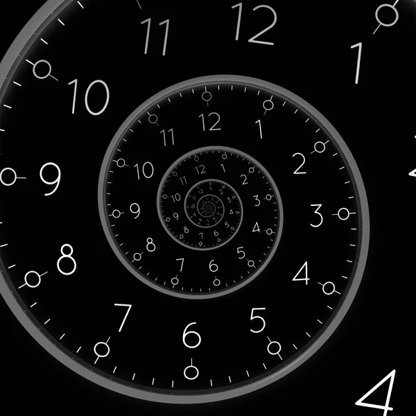Espiral plazo reloj — Foto de Stock