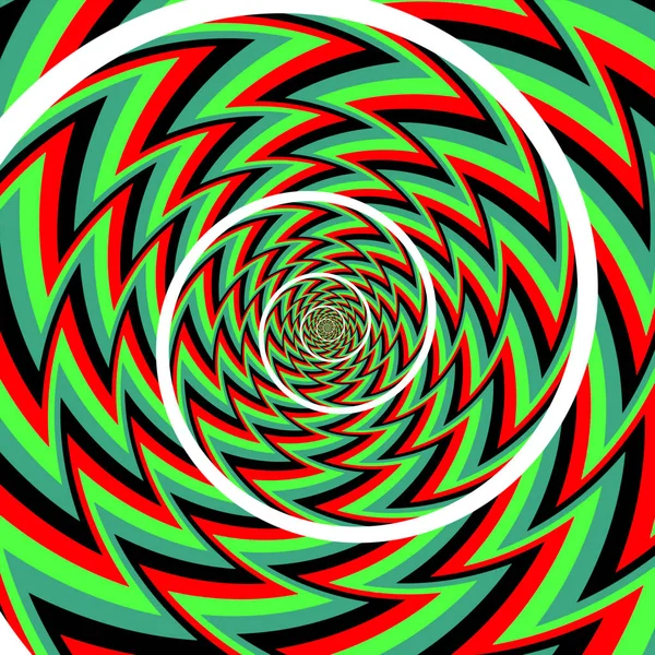 Optisk illusion spiral bakgrund — Stockfoto