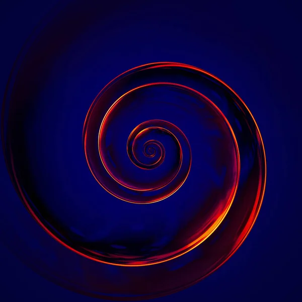 Feuerspirale Hintergrund Illustration — Stockfoto