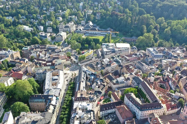 Aerial view to Baden-Baden south Germany — Stock Photo, Image