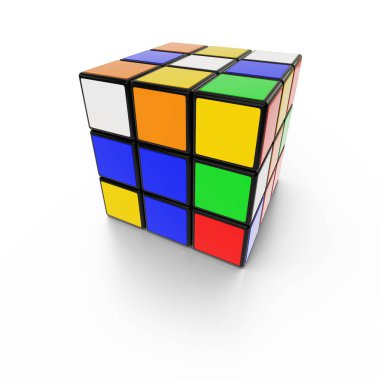 rubik küp bulmaca çözüm sembolü