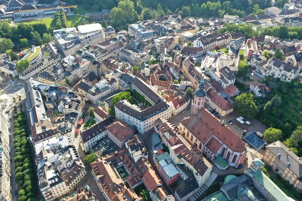 Aerial view to Baden-Baden south Germany — Stock Photo, Image