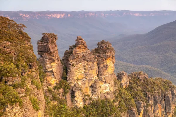 Drie zusters Blue Mountains Australië — Stockfoto