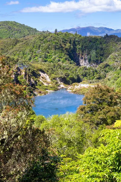 Actividades volcánicas en waimangu — Foto de Stock