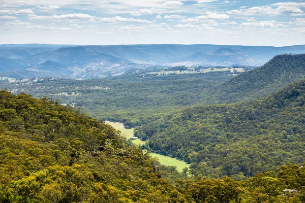 De Blue Mountains Australië Panorama — Stockfoto