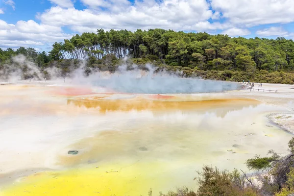 Геотермальна активність в Роторуа в Новій Зеландії — стокове фото