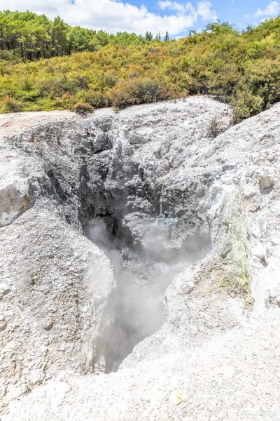 Geothermie bei rotorua in Neuseeland — Stockfoto