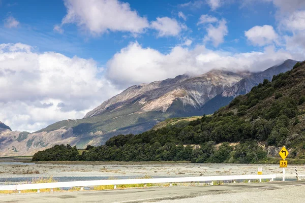 Paesaggio scenografico Passo di Artù nel sud della Nuova Zelanda — Foto Stock