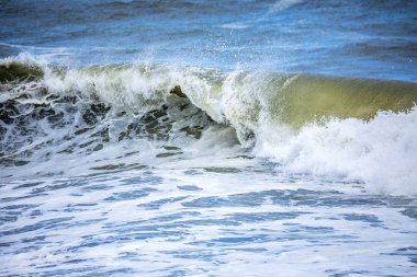 fırtınalı okyanus manzarası arka planı