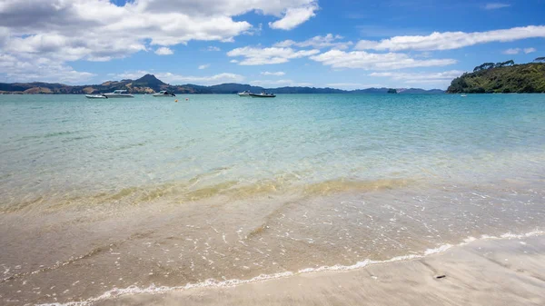 Kaplıcalar plaj Yeni Zelanda Coromandel — Stok fotoğraf