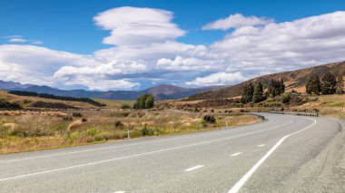 ufuk yolu Yeni Zelanda Güney Adası