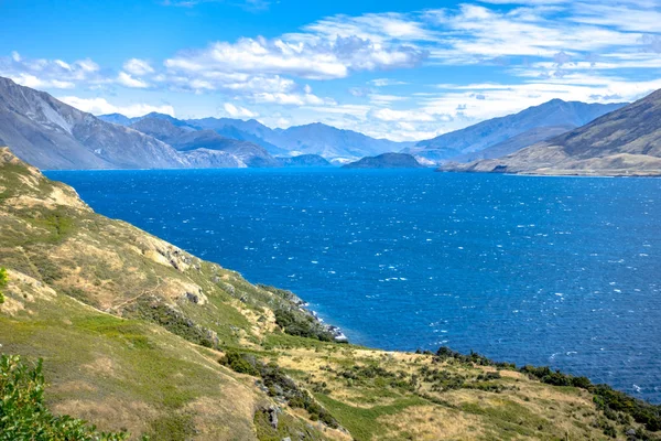 Lago Wanaka; Nueva Zelanda isla del sur — Foto de Stock