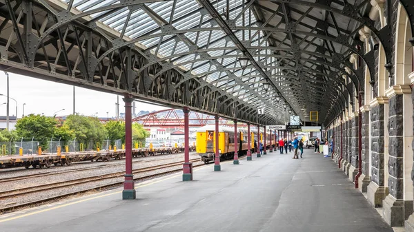 Estação ferroviária de Dunedin sul da Nova Zelândia — Fotografia de Stock