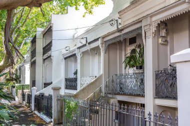 Sydney Avustralya 'da tipik bir teras evi