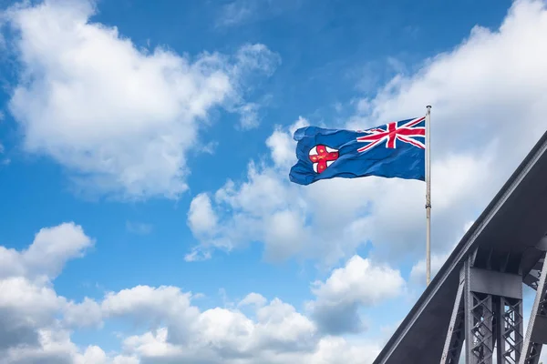 Bandeira de New South Wales Sydney harbor bridge Australia — Fotografia de Stock