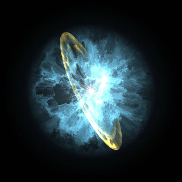 Supernova-Explosion im All — Stockfoto