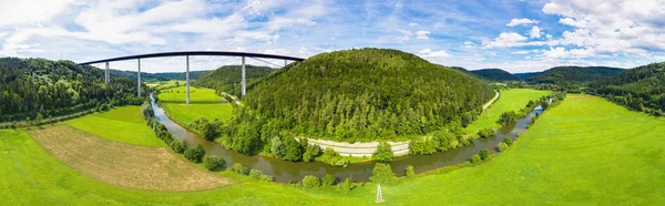 Viadotto Neckar a Weitingen — Foto Stock