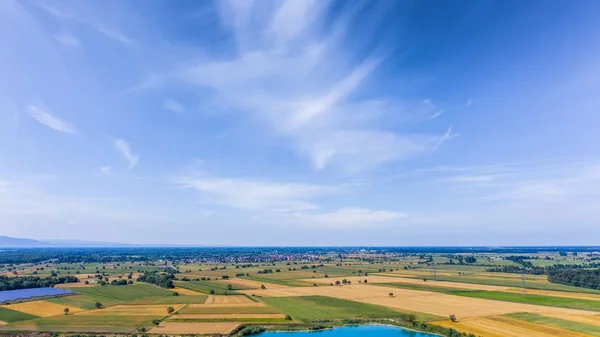 Luchtfoto van het Kaiserstuhl gebied Zuid-Duitsland — Stockfoto