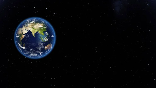 Planeta Země s Nasa textury — Stock fotografie