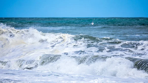 Tempestoso oceano scenario sfondo — Foto Stock