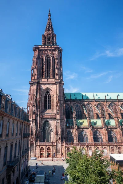 Собор Пресвятой Богородицы в Страсбурге — стоковое фото