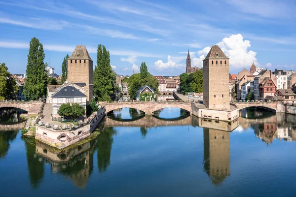 Estrasburgo paisaje torres de agua — Foto de Stock