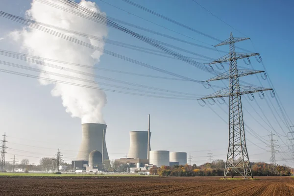 Energia jądrowa Gundremminen Niemcy — Zdjęcie stockowe