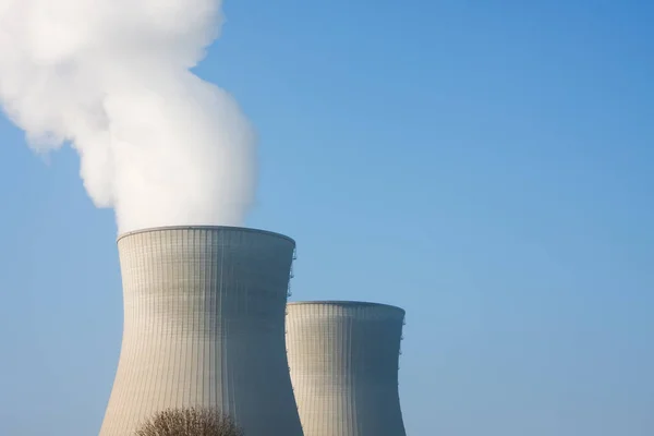 Nukleáris energia Gundremminen Németország — Stock Fotó