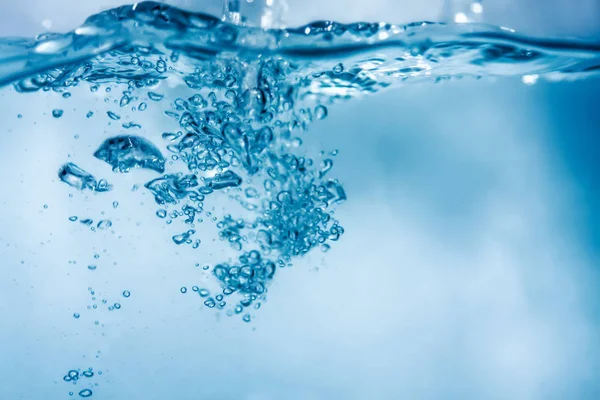 Agua burbujas de aire fondo — Foto de Stock