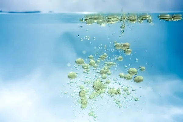 Acqua olio bolle sfondo — Foto Stock