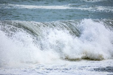fırtınalı okyanus manzarası arka planı
