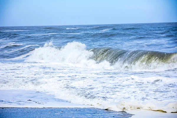 Stormiga havet landskap bakgrund — Stockfoto