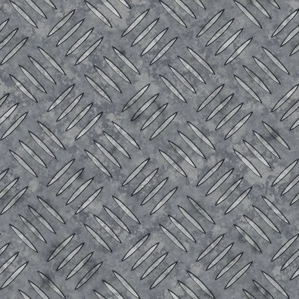 Eine nahtlose Textur aus Diamant-Metallplatten — Stockfoto