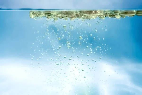 Agua burbujas de aceite fondo —  Fotos de Stock