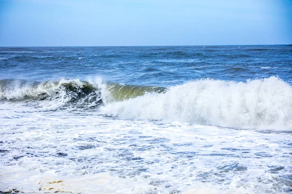 Stormiga havet landskap bakgrund — Stockfoto
