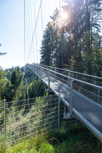 Kabelbro vid Bad Wildbad södra Tyskland — Stockfoto