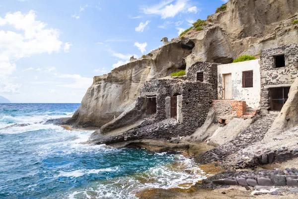 Ztracená místa Lipari Island jižní Itálie — Stock fotografie