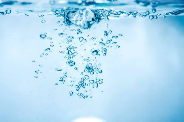 Una Imagen Fondo Burbujas Aire Agua Agradable — Foto de Stock