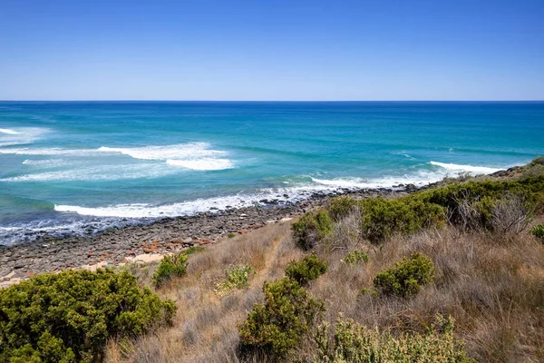Immagine Una Spiaggia Nel Sud Dell Australia Vicino Victor Harbor — Foto Stock