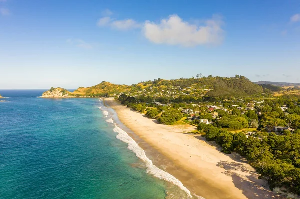 Una Vista Aerea Hahei Beach Nuova Zelanda — Foto Stock